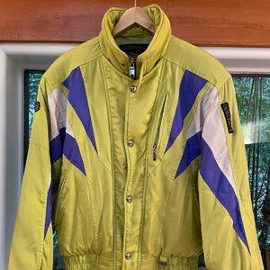 Vintage Descente Ski Jacket | Fluorescent Green